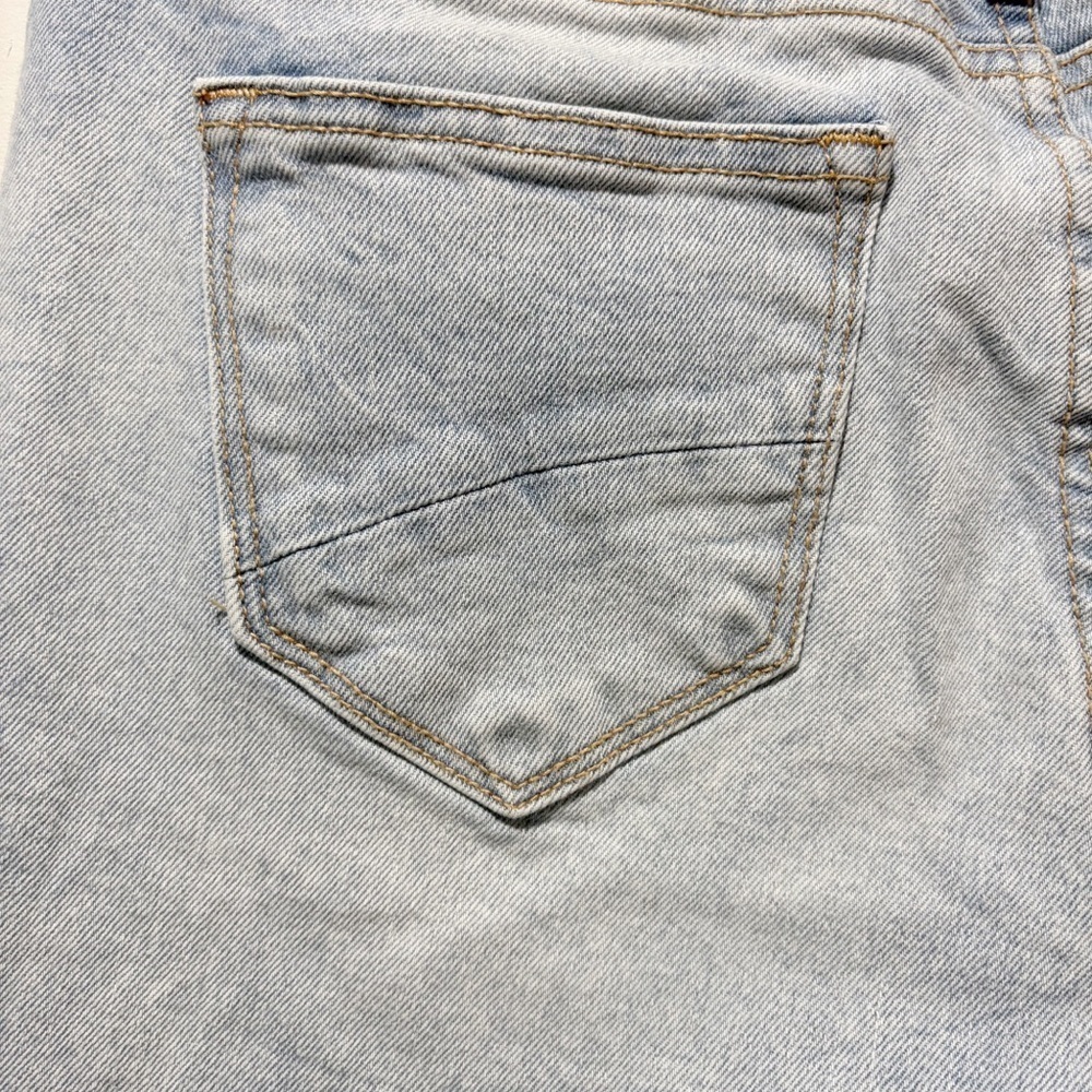 Driftwood Audrey High Rise Embroidered Side Trim Jeans Size 28 Straight Leg - Picture 7 of 16